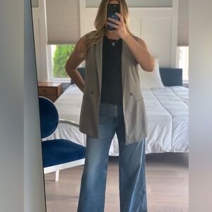 Banana Republic Tailored Vest Asymmetrical